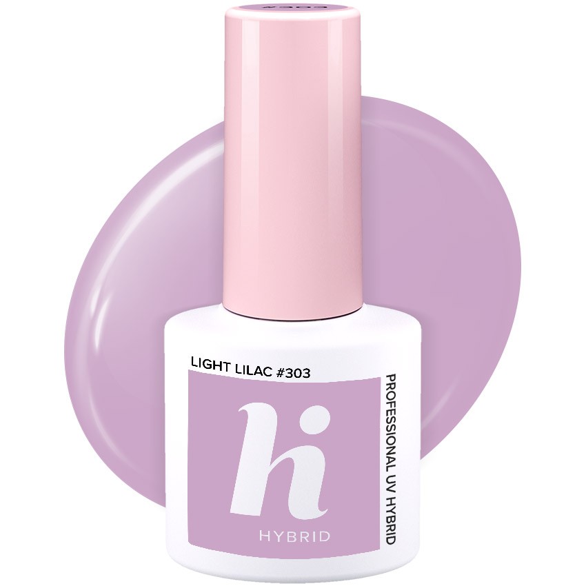 HI HYBRID Lakier hybrydowy Unicorn #303 Light Lilac  5ml